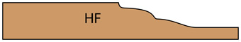 cross section of Center Panel HF